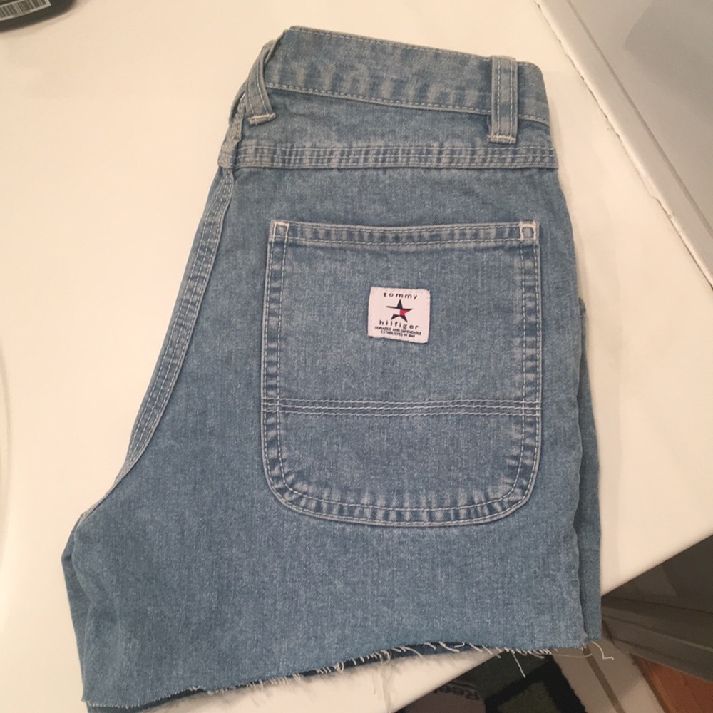 vintage tommy hilfiger denim shorts